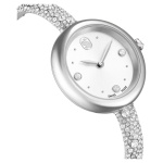 Sublima bangle watch Swiss Made, Metal bracelet, Silver tone, Stainless steel